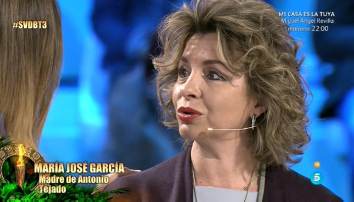 La madre del concursante acudió al plató del programa para defender a su hijo