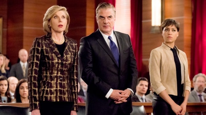 Christine Baranski, Peter Noth y Crush Jumbo en 'The Good Wife'