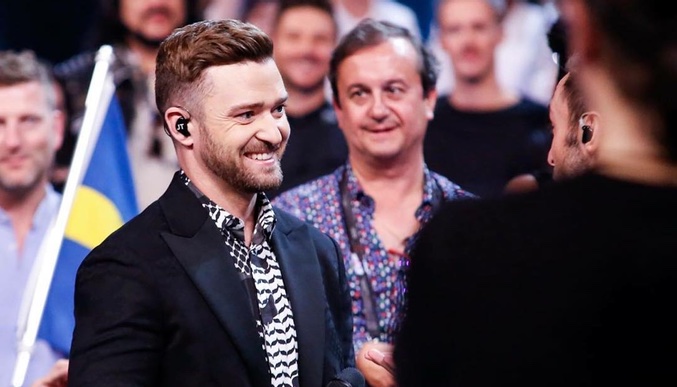 Federico Llano, emocionado ante Justin Timberlake