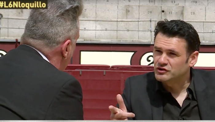 Iñaki López entrevistando a Loquillo
