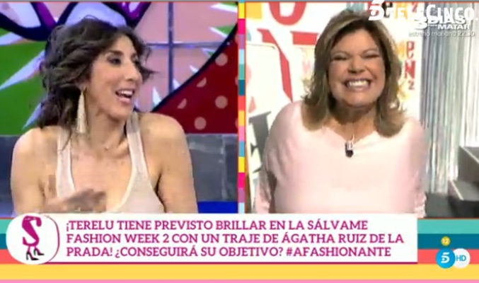 Paz Padilla y Terelu durante el programa
