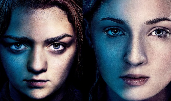 Sansa Stark y Arya Stark