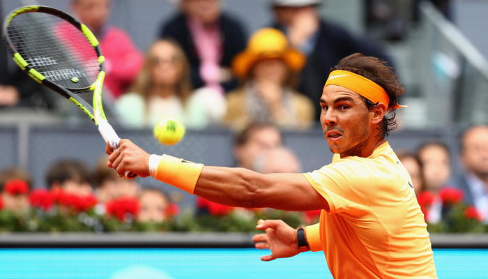  Rafa Nadal durante el partido de semifinal