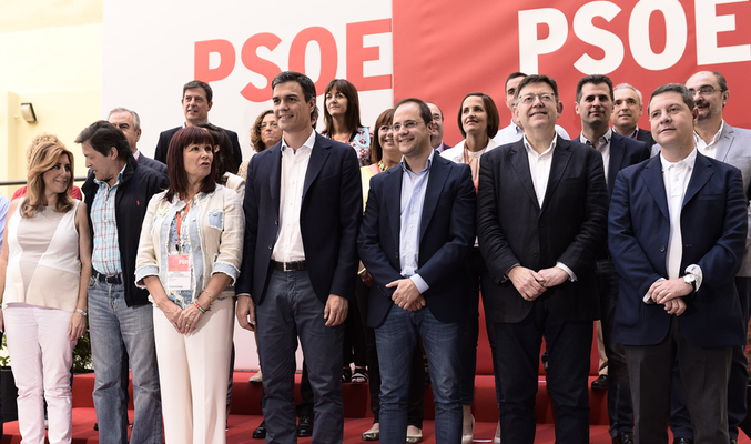 Foto de campaña del PSOE. Gtres.