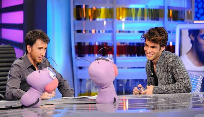 Jon Kortajaren la primera vez que acudió al programa