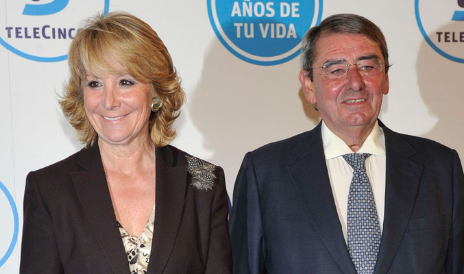 Alejandro Echevarría y Esperanza Aguirre