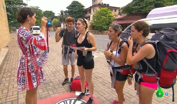 Jonan y Priscila pierden el amuleto por no llevar la mochila puesta en 'Pekín Express'