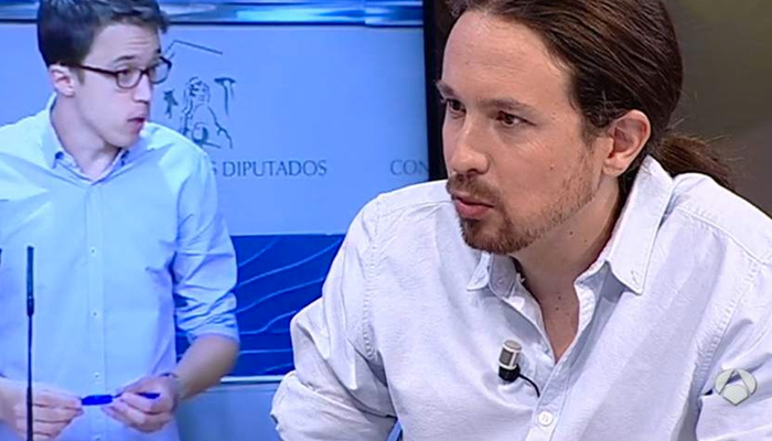 Pablo Iglesias hablando de Errejón en 'El hormiguero'