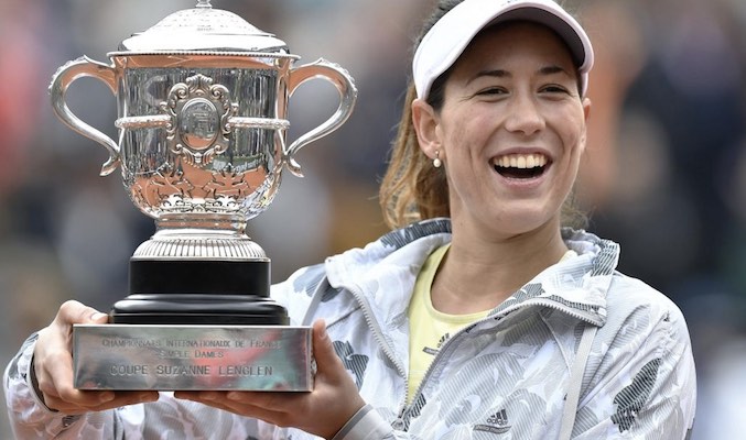 Garbiñe Muguruza, campeona de Roland Garros 2016 tras derrotar a la estadounidense Serena Williams