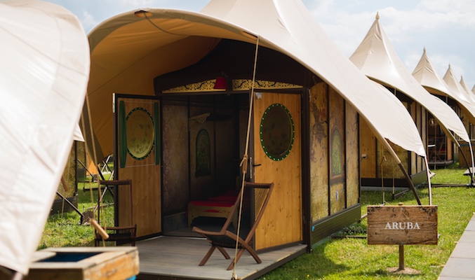 Bungalows de DreamVille, situado dentro del propio Tomorrowland