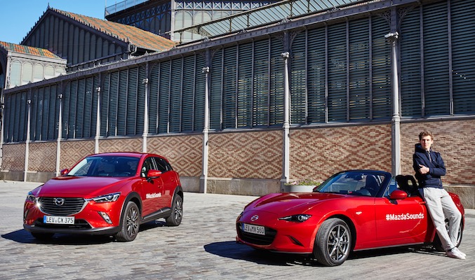 Los afortunados viajarán en un Mazda hasta Bélgica