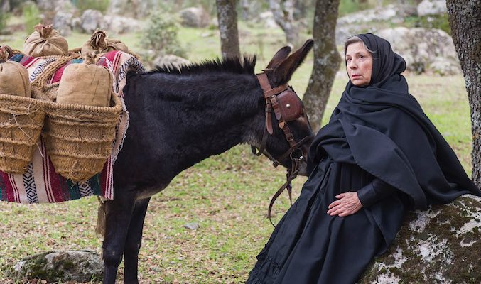 La actriz Tina Sainz en 'Águila Roja'