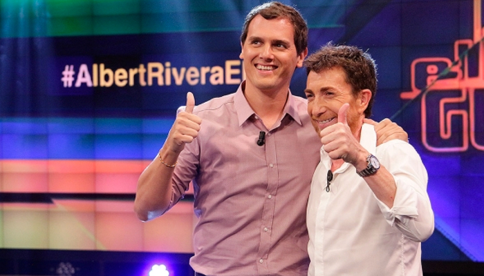 Albert Rivera en una de sus visitas a 'El hormiguero'