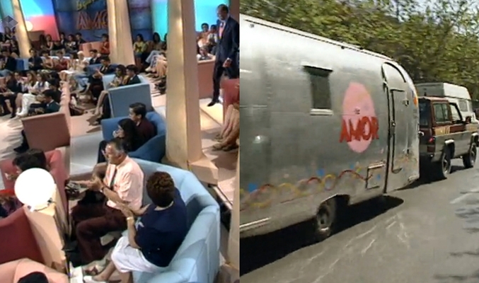 Plató y caravana de 'Lo que necesitas es amor'