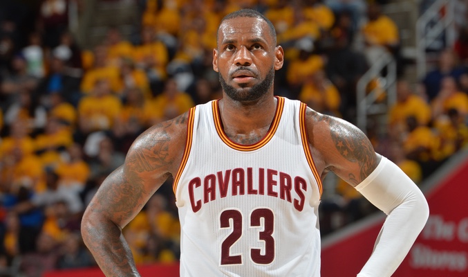 Lebron James en la final de la NBA