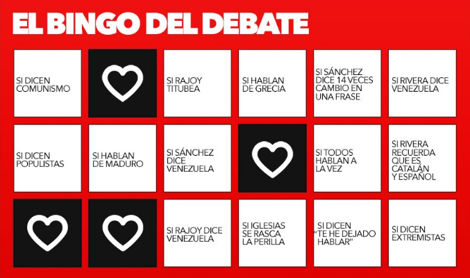 El Bingo del Debate