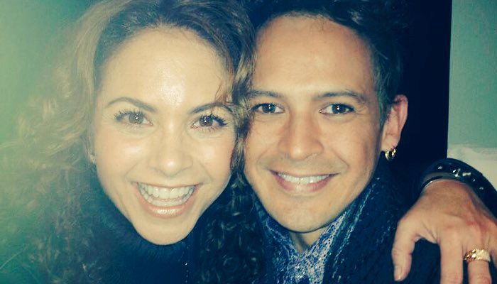 Jano Fuentes con su coach, Lucero