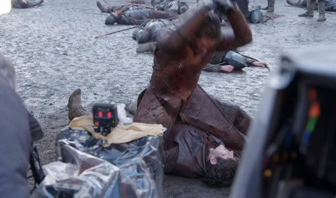 La pelea entre Snow y Ramsay tuvo que ser grabada durante más de 10 horas