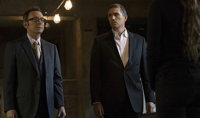 Michael Emerson y Jim Caviezel en la series finale de 'Person of Interest'