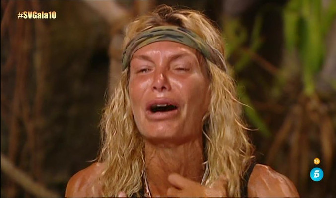 Las lágrimas de Yola Berrocal, cuestionadas en Supervivientes