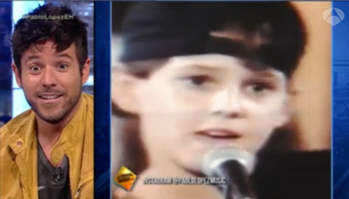 La cara de sorpresa de Pablo López al recordar la actuación