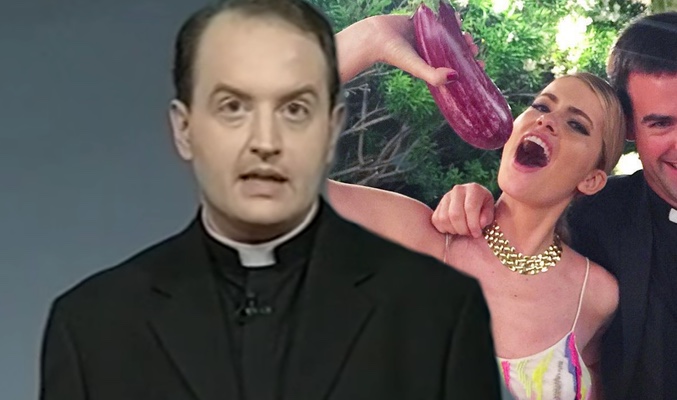 Padre Apeles y la foto de Adriana Abenia