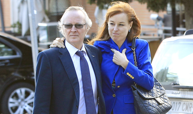 Gloria Lomana junto a su marido Josep Piqué