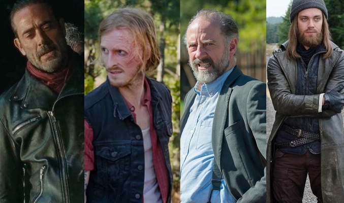 Negan, Dwight, Gregory y Jesus The Walking Dead