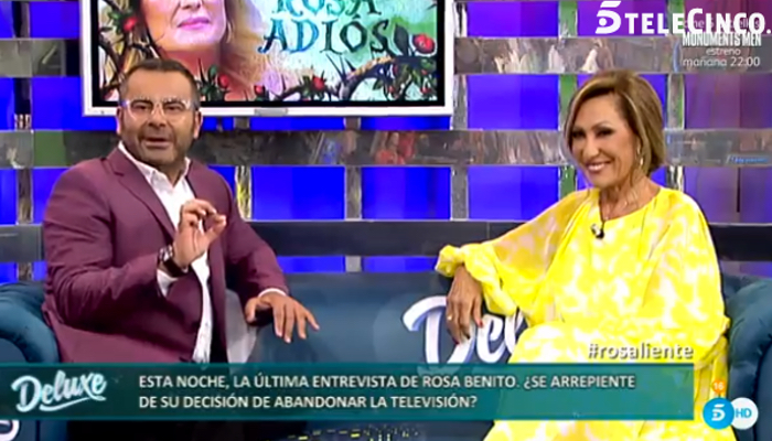 Jorge Javier Vázquez entrevistando a Rosa Benito