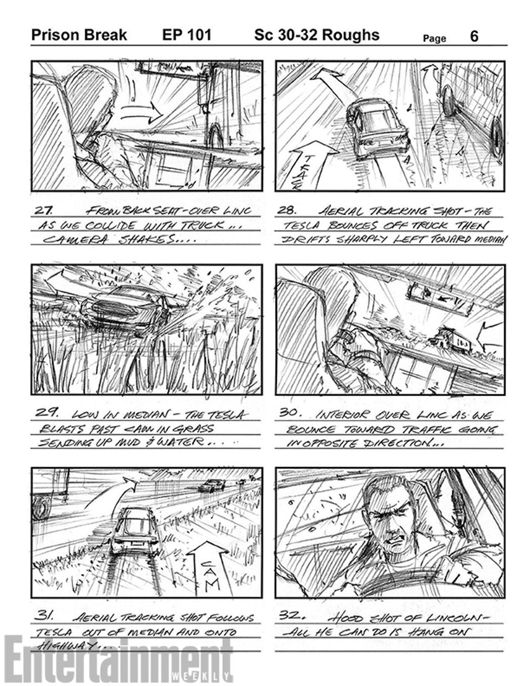 Story Board primer episodio