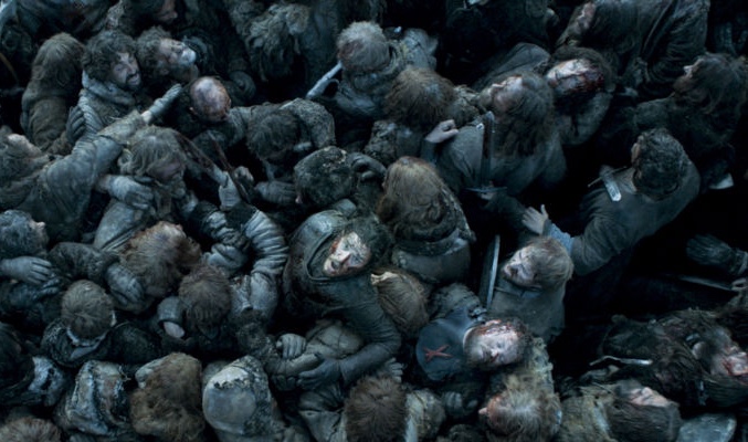 batalla de los bastardos jon nieve