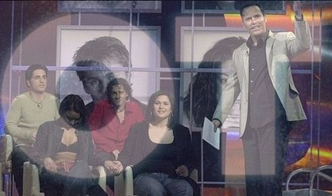 Carlos Lozano junto a Rosa, Bisbal, Bustamante y Chenoa