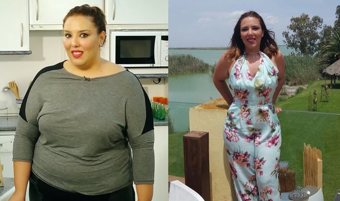 Lorena ha perdido 50 kilos, su antes y el después