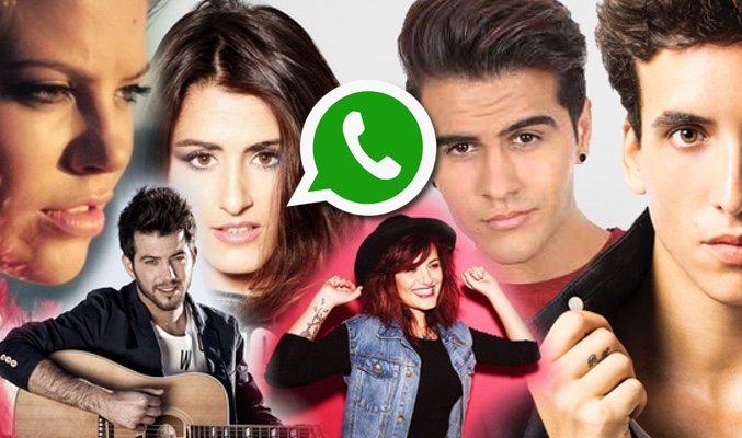 Grupo de whatsapp de los candidatos a Eurovisión 2016