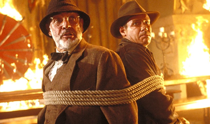 Sean Connery y Harrison Ford en 'Indiana Jones y la última cruzada'