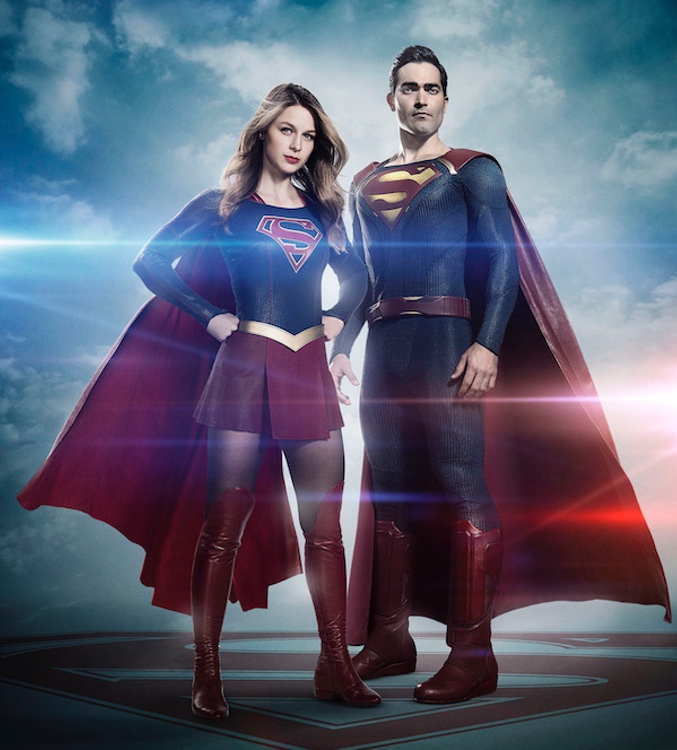 melissa benoist tyler hoechlin supergirl superman primera imagen oficial