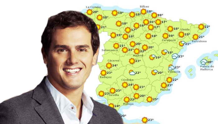 Albert Rivera, nuevo hombre del tiempo