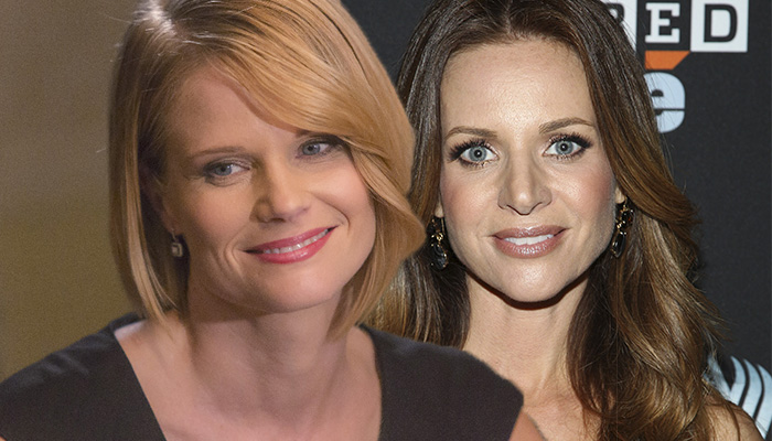 Tras marcharse Joelle Carter (izq), llegará a Scandal Jessalyn Gilsig (der)