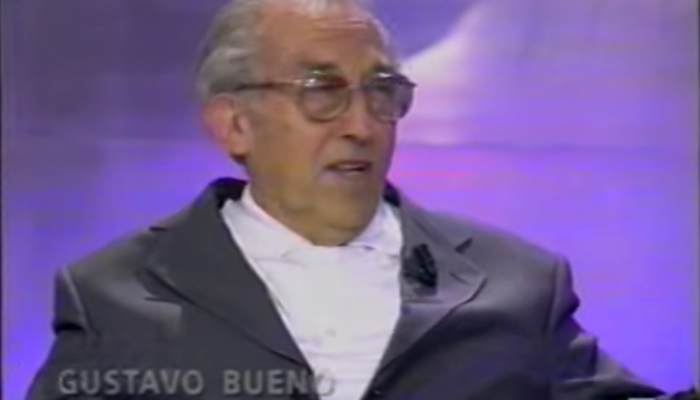 Gustavo Bueno en una tertulia sobre 'GH'