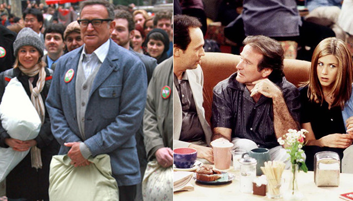 Robin Williams fue uno de los afortunados en pasar por Central Perk y aparecer en 'Ley y Orden' <span>Getty/ NBC </span>