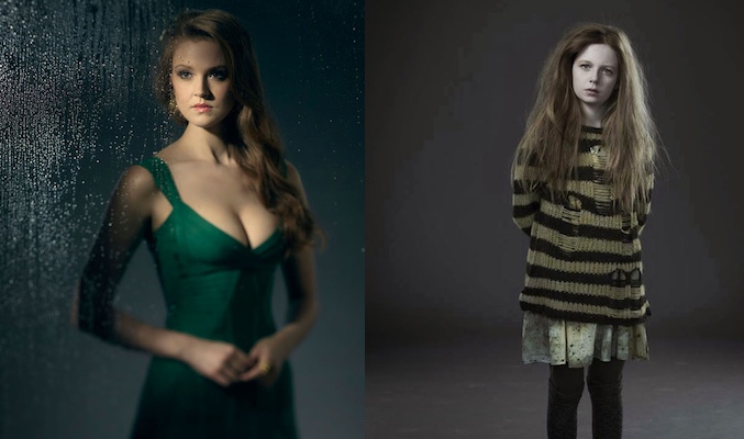 Maggie Geha (la nueva Ivy) y Clare Foley (la vieja Ivy)