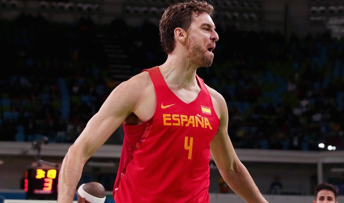 Pau Gasol protagonista de la selección española de baloncesto