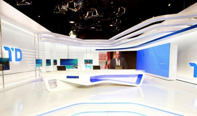 Plató de 'Los desayunos'