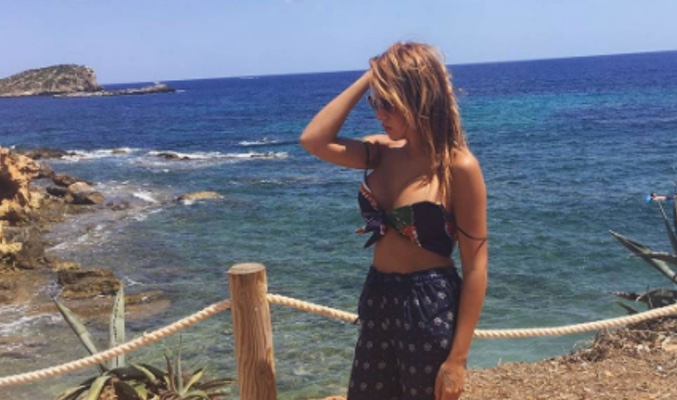 Steisy durante sus vacaciones