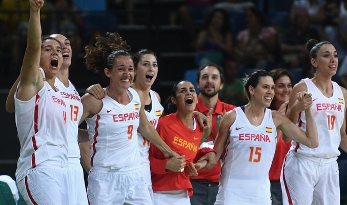 El triunfo del equipo femenino español de baloncesto