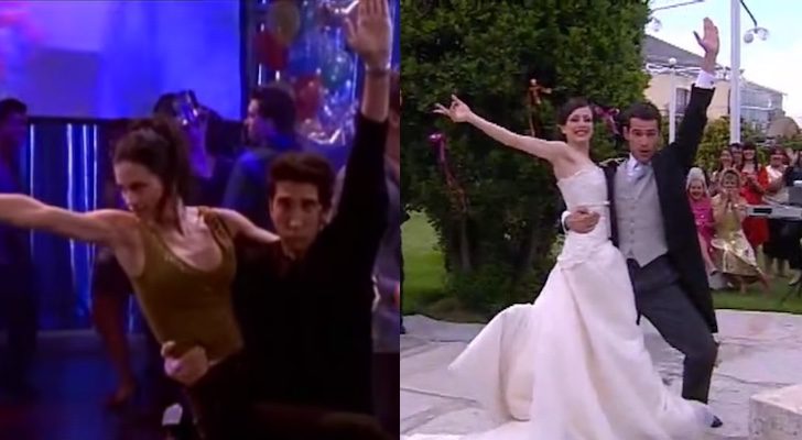 Ross y Monica interpretan un baile idéntico al de Bea y Álvaro en &#39;Friends&#39; y &#39;Yo soy Bea&#39;