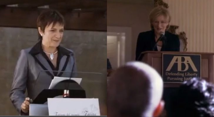 Rosa y Patty reciben un premio jurídico y dan un discurso en &#39;Acusados&#39; y &#39;Damages&#39;