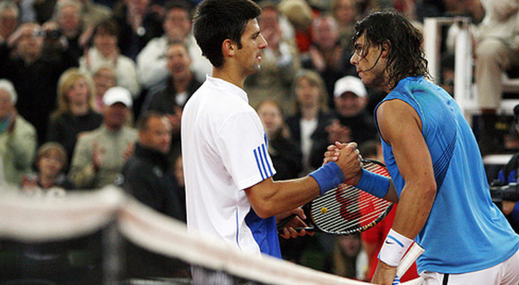 Djokovic y Rafa Nadal
