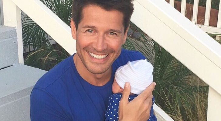 Jaime Cantizano y el pequeño Leo