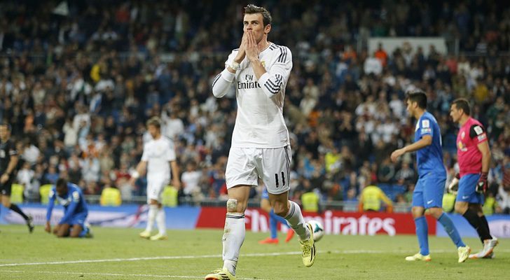 Imagen de un partido de fútbol del Real Madrid